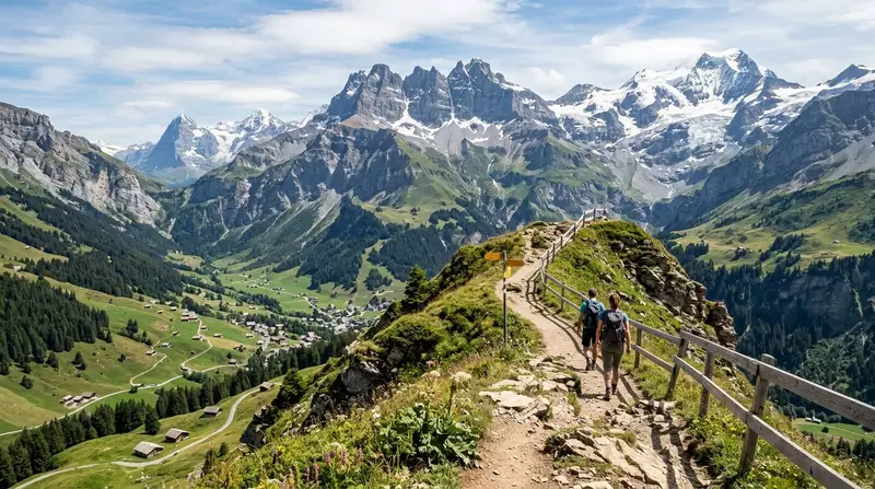 Paysage de la région Alpes vaudoises