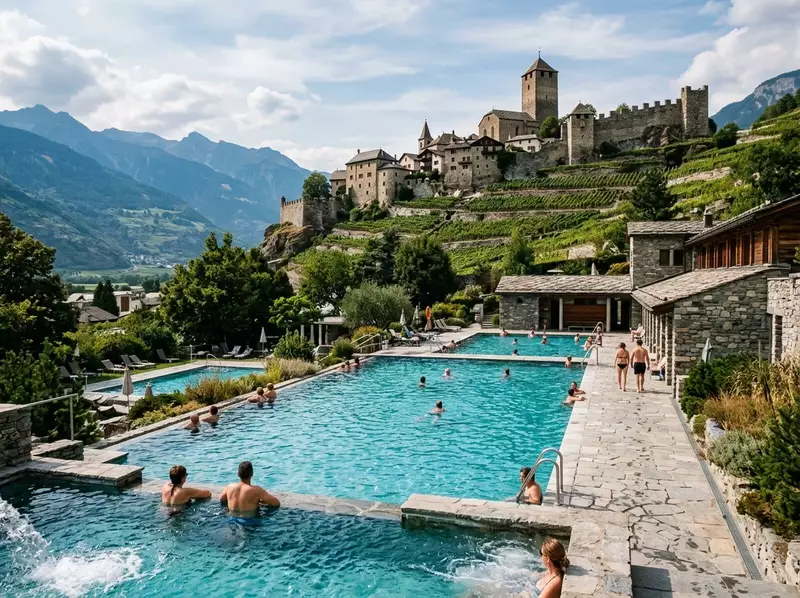 Les bains de Saillon – Bas-Valais