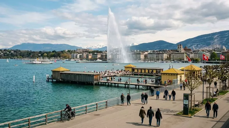Paysage de la région Genève