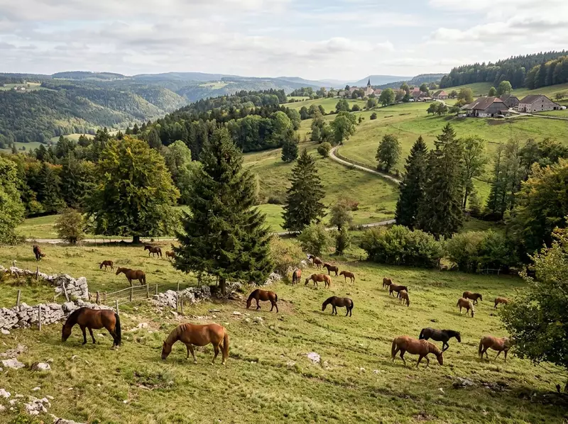 Les Franches-Montagnes – Arc jurassien
