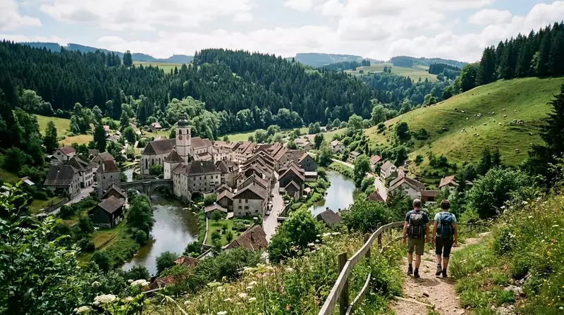Paysage de la région Arc jurassien