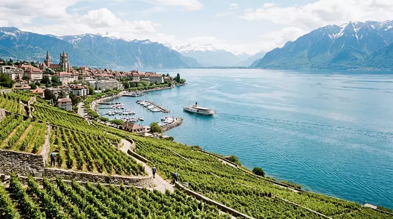 Paysage de la région Lausanne et La Côte